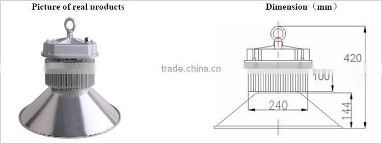 UL cUL E361401 100W LED High Bay Light with 3 Years Warranty