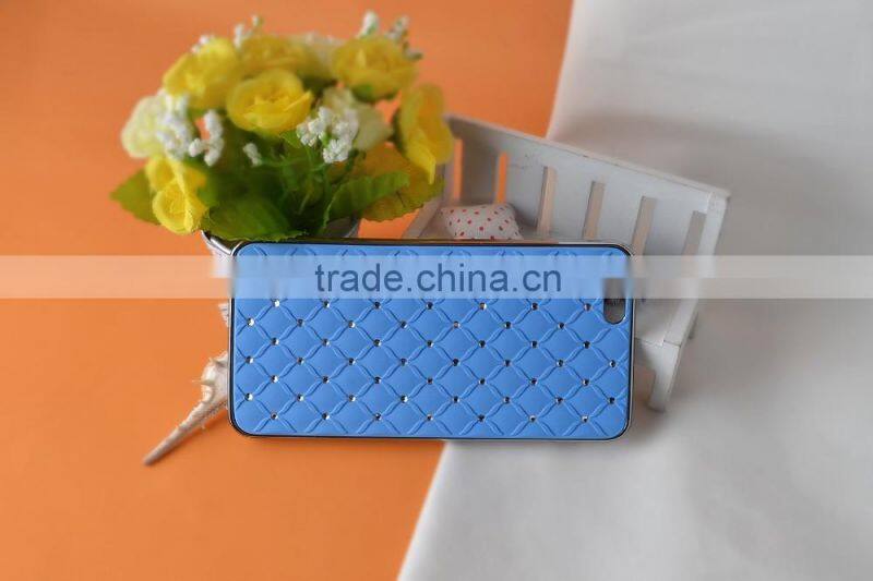 Perfect silicone seting diamond cell phone case for iphone 6 series