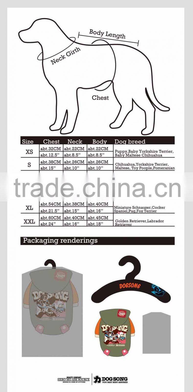 Sweet Spring Soft Plush Dog Coats Hooded Clothes ,red&blue