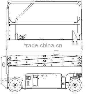 Hot Selling self-propelled small platform scissor lift cheap scissor lift elevator