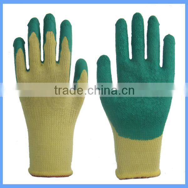 Anti Slip Latex Grip Coated Aramid Safety Equipment Work Gloves