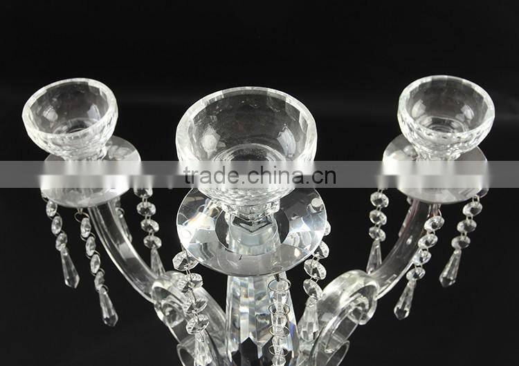 Crystal candle holder crystal candelabra centerpieces wholesale wedding event--