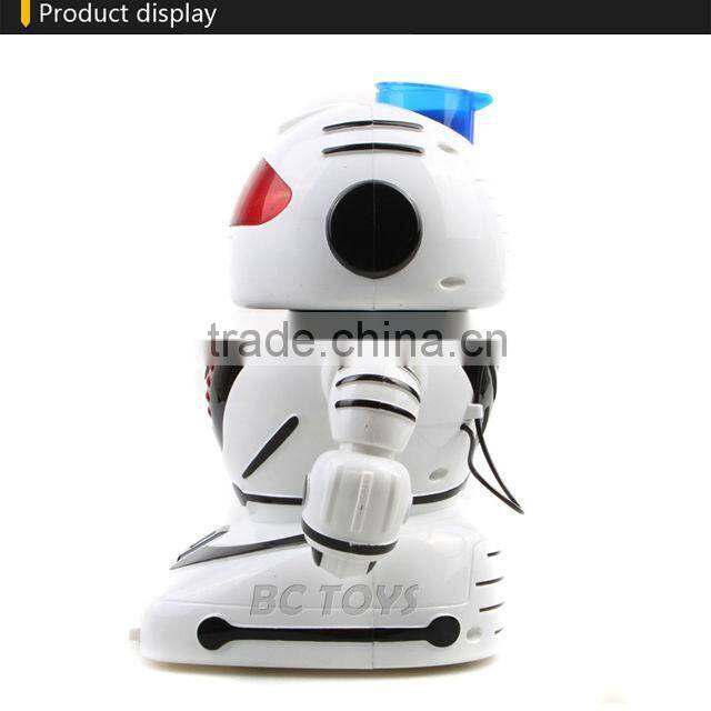 Remote control shooting EVA bullet music flashing robot boy toys HY0013253