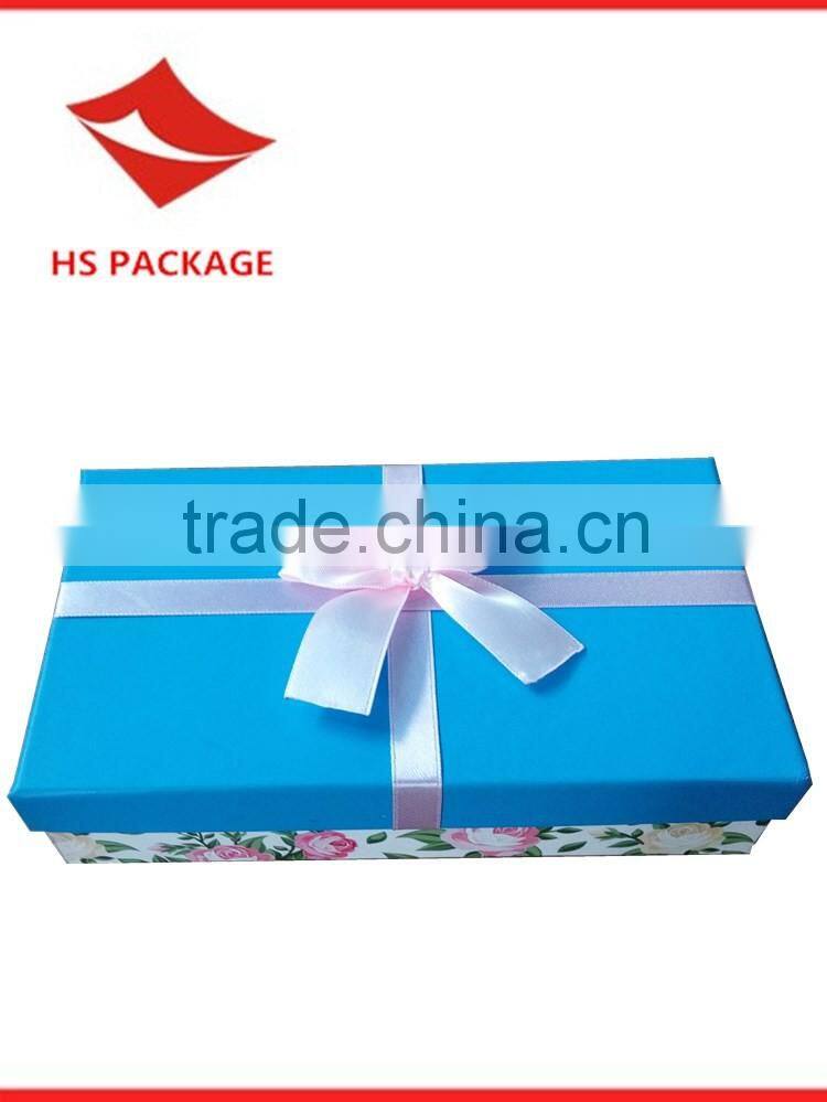 Wholesale Custom printed colored handmade cardboard gift box