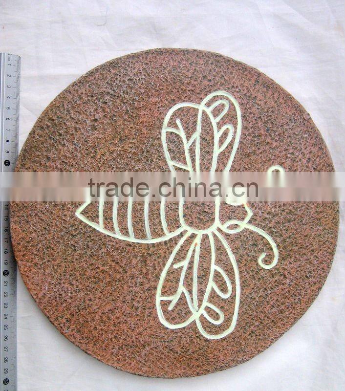 Polyresin Beach Stepping Stone For Garden Decoration