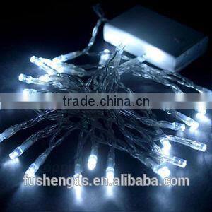 Battery Powered LED Fairy Lights 2M 20LED WHITE - ON / OFF / Flash- Christmas decoration