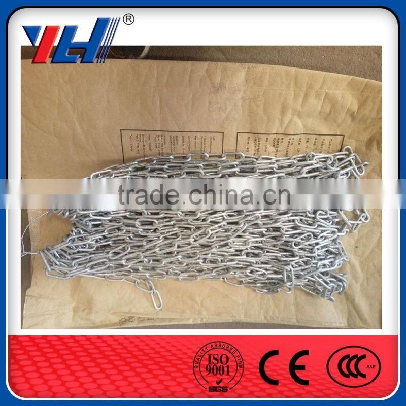 Linyi Link chain(factory) ,Welded link chain,hot dipped galvanized chain link