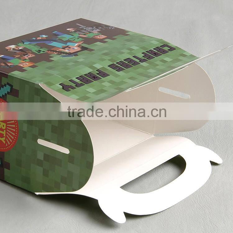 Advanced equipment factory custom white card box case for amusement supplies