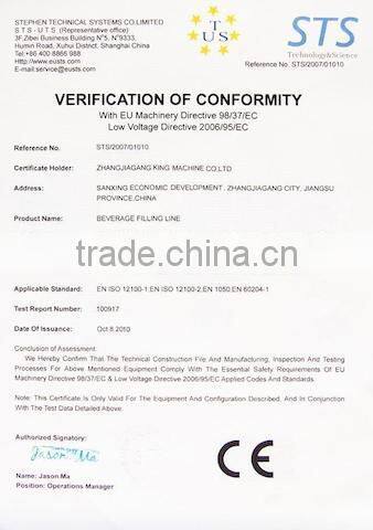 Juice Bottling Washing Filling Capping Machine