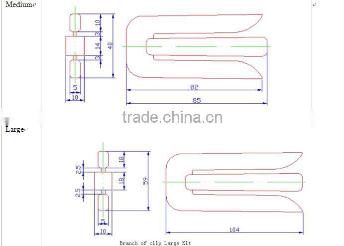 fiber cable branch off clip electrical clamp connector