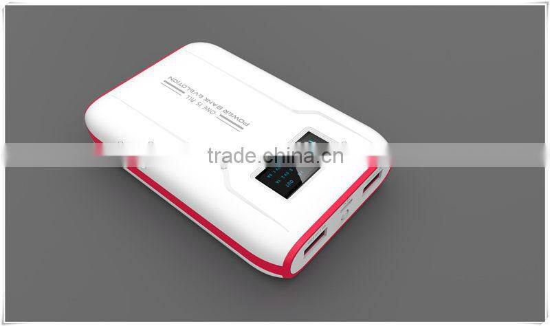 site free double USB 10400mah cell phone solar panel power bank