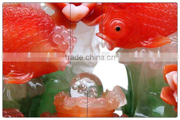Chinese Luckly fengshui fish Water Fountain ,fish statue