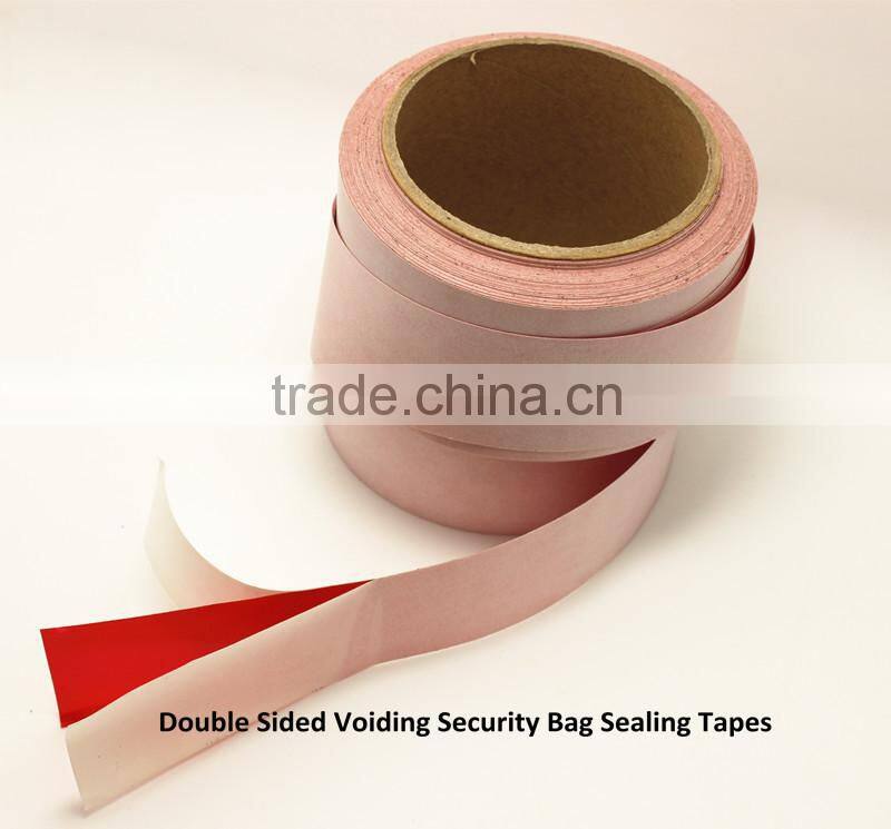 Double sided voiding security tapes