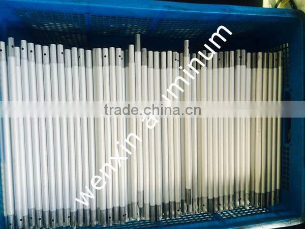 Golden shrinkage aluminum tube