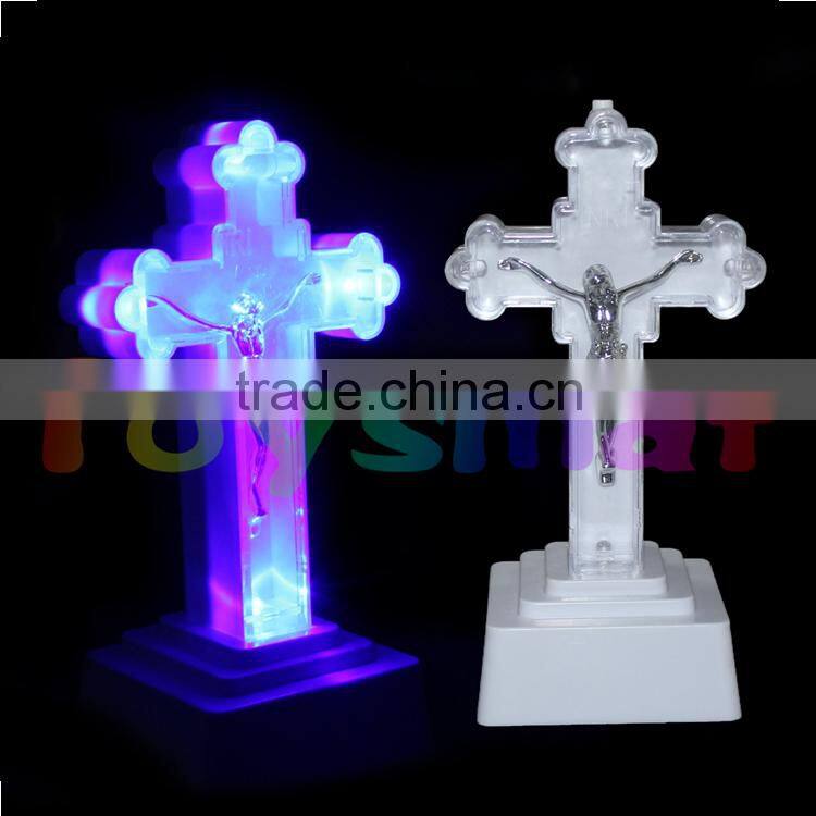 Led light up christian cross manufacturer wholesale