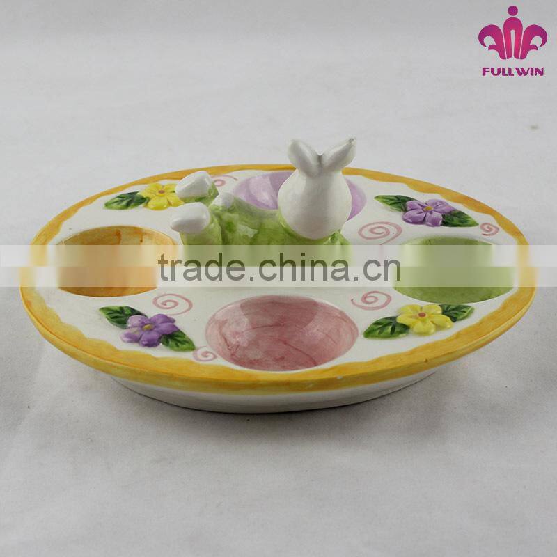 4 pieces of ceramic egg holder