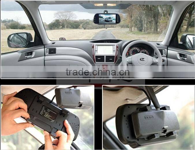 7 Inch Parking Sensor Systems With 16:9 TFT-LCD Mirror Display and Bluetooth