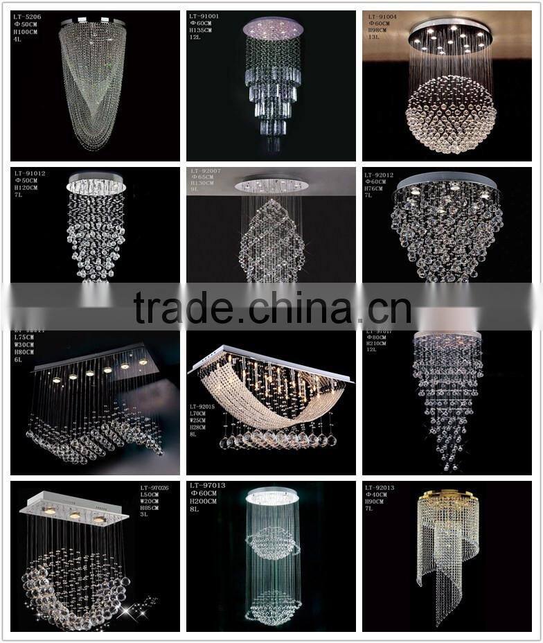 Empire 36 Light Gold Finish Crystal 48" Round Flush Mount Ceiling Light51113