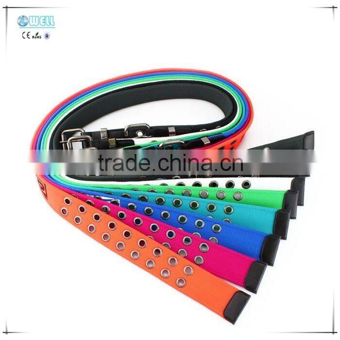 Colorful Pin Buckle Kids Chastity Belt Elastic PU Belt Canvas Belts
