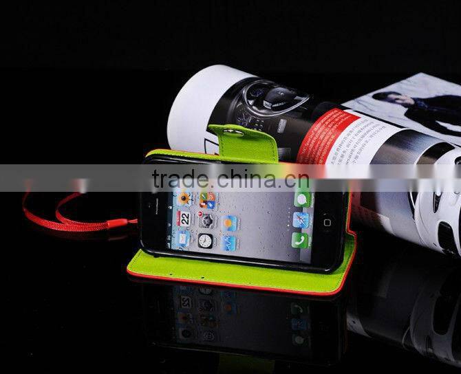 leather case for iPhone 5 case (GF-IP5-01)