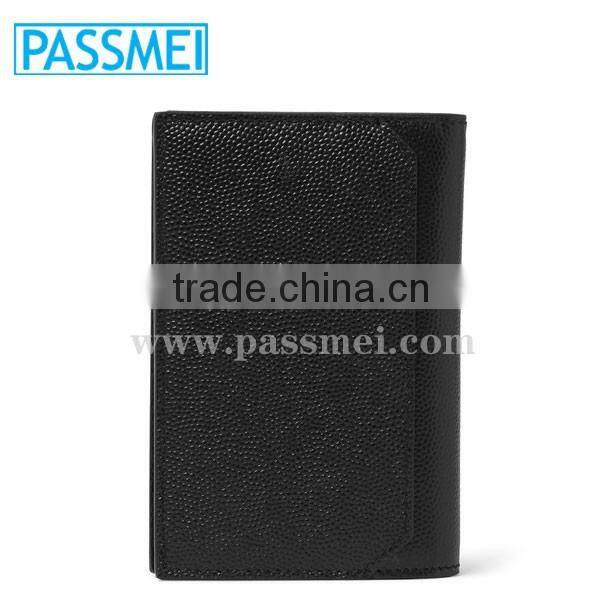 Designer Genuine Pebble-Grain Leather Cardholder