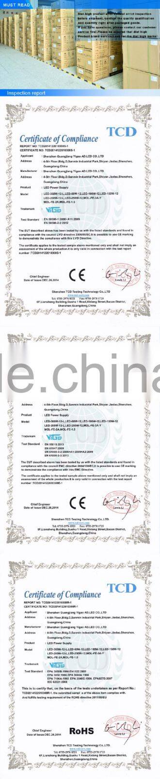 New disign small switching power supply 220v 5v/12v