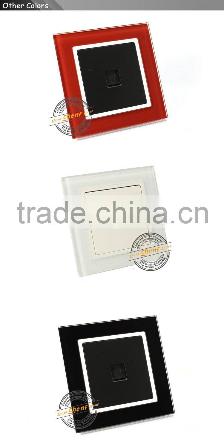 CE Approval Cheaper 5A 250V 1 Gang Wall Telephone Socket