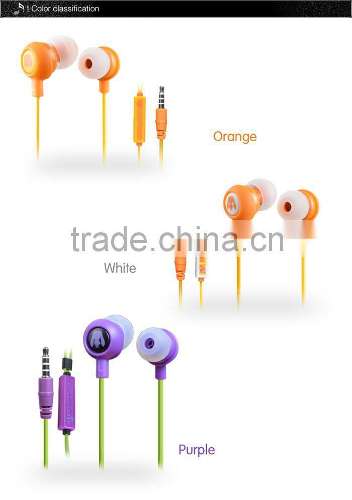 China supplier heavy bass carton funny cute earphone for children student
