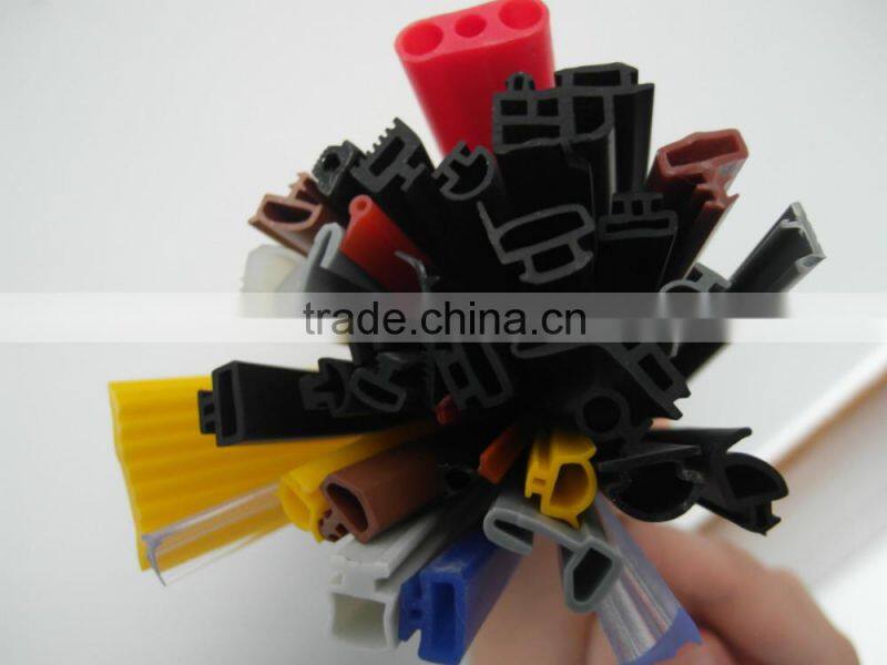 window and door plastic PVC profile extrusion/pvc bubble gasket in China EPK-21-4.5
