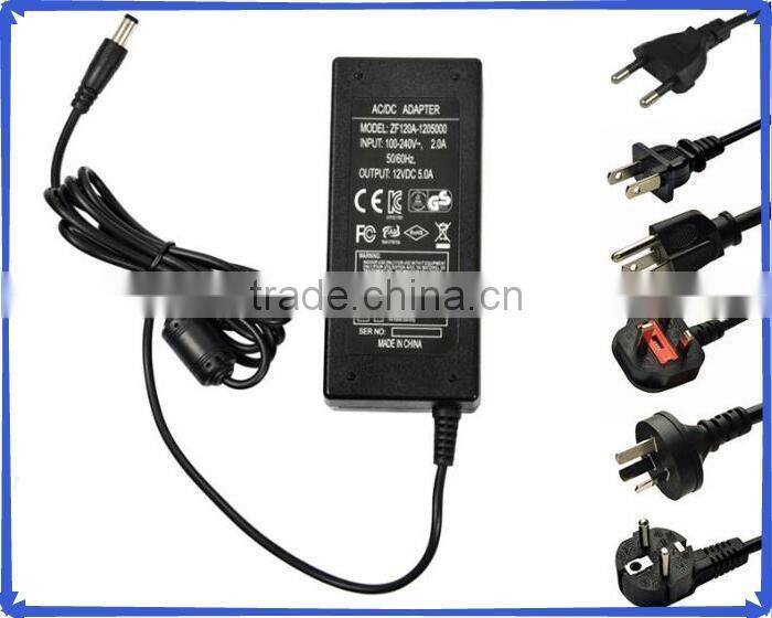 Desktop power supply AC DC adaptor 12V 6A power adapter for lcd tv led