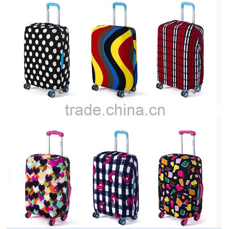 new products high level sublimation printing waterproof elastic luggage cover