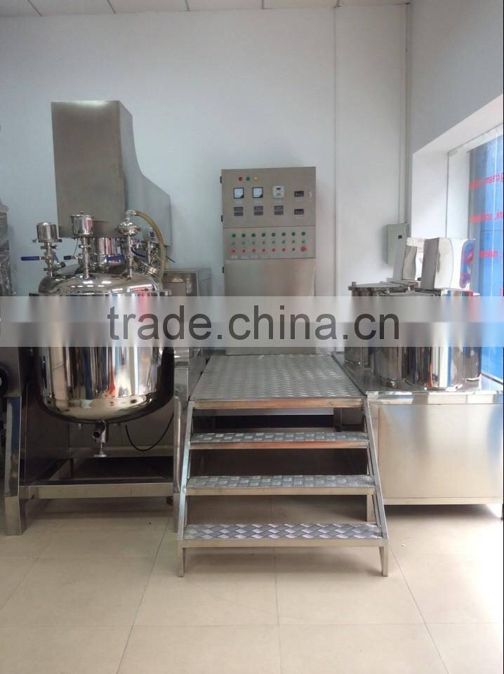 200L electric heating juice jam vacuum mixer machine
