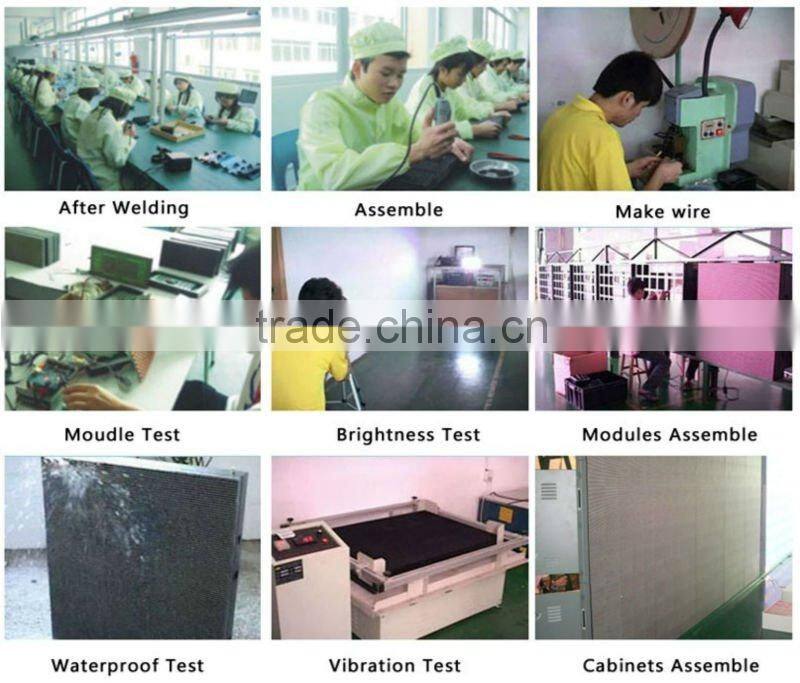 Lightweight modular system LED video wall mounted display