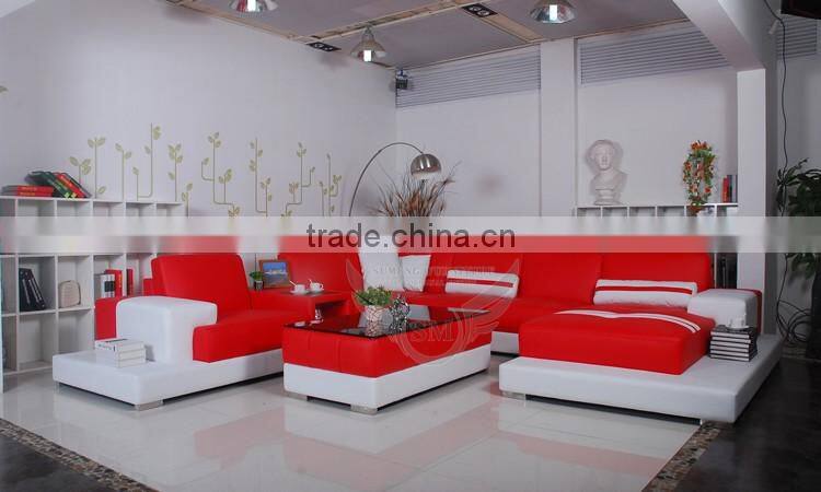 Sumeng 2016 top grain leather china furniture sofa