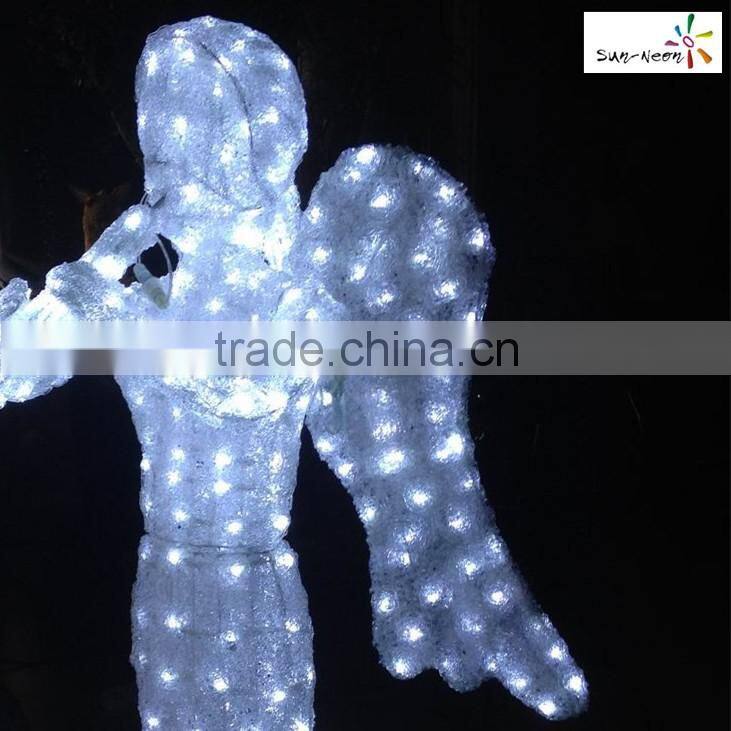 Christmas angel decorations with high quality outdoor lighted cheap christmas decoration for sale
