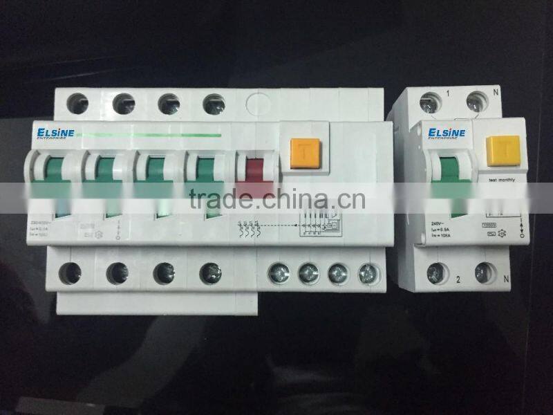 10KA 2P 40A FL7-40 Electronic type RCBO Residual Current Operated Circuit Breakers with intergal Overcurrent Protection
