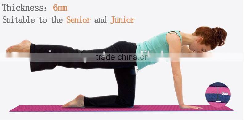 VTPE105 Ningbo Virson Supply Air Hole Tpe Yoga Mat For Exercise