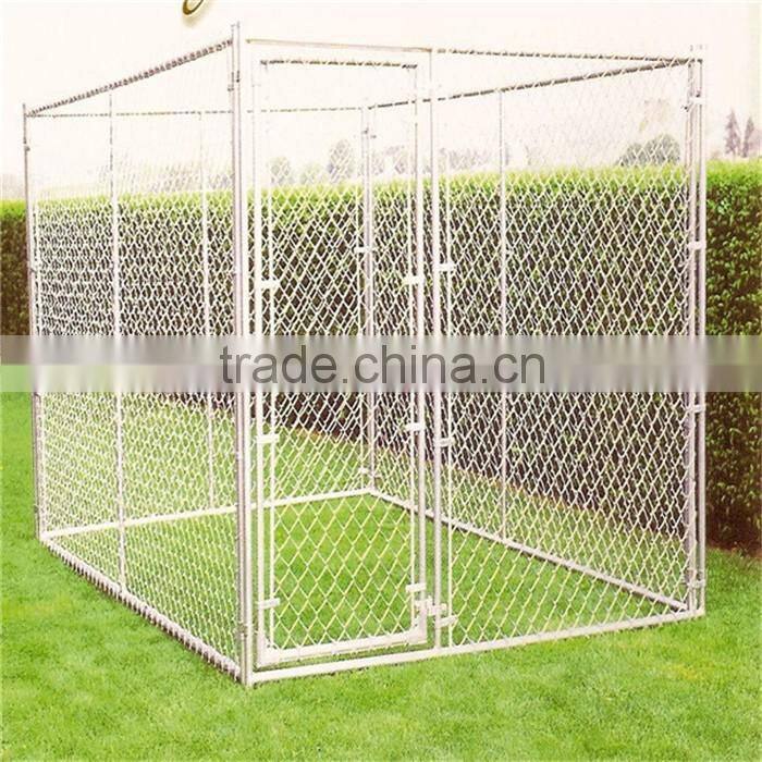 Canada wholesale low price large outdoor chain link dog kennel/dog fence for sale