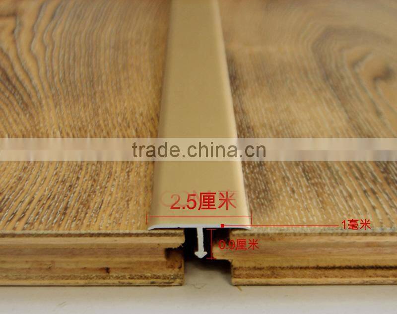 Luxury alumimun floor accessories/aluminum stair nosing/carpet smoth decorative edging/floor tile aceesories