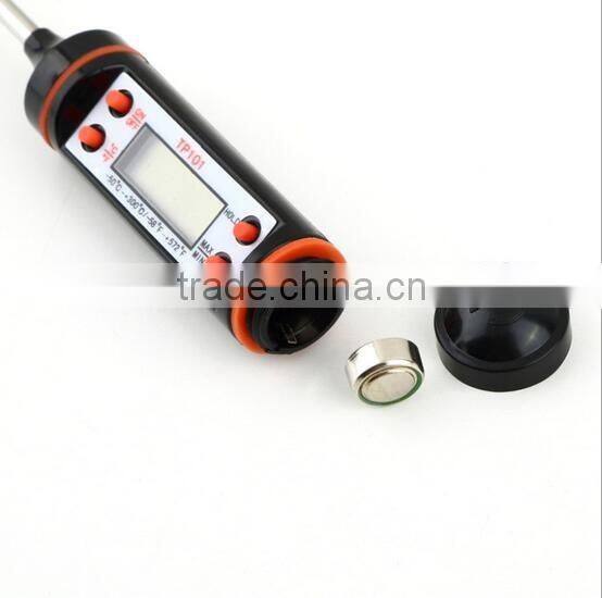 Hot Selling Digital barbecue Thermometer /Food Probe Meat outdoor BBQ Selectable Sensor Gauge Heat Indicator