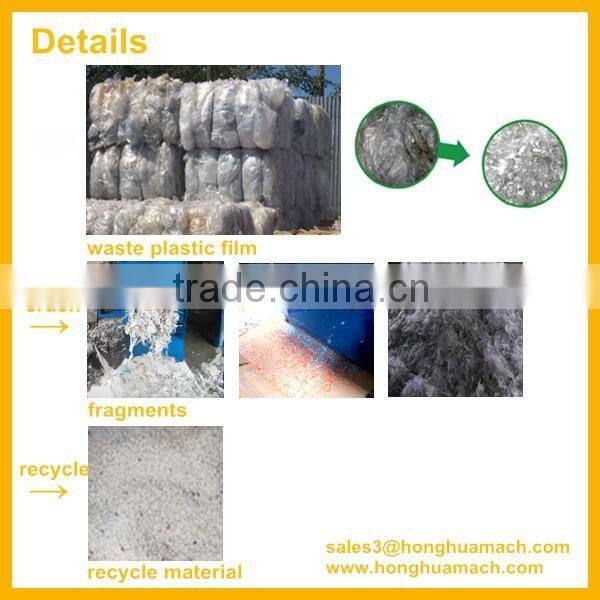 2015 China supplier waste plastic crushing machine with factory price