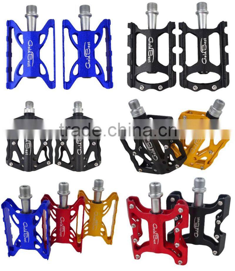 hot sale high quality wholesale price durable aluminum alloy leather bicycle Pedals bicycle parts