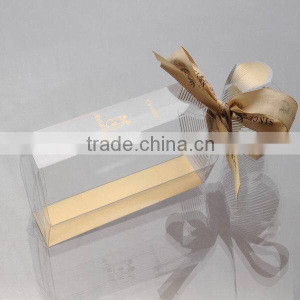 clear plastic lure box with hanger tab