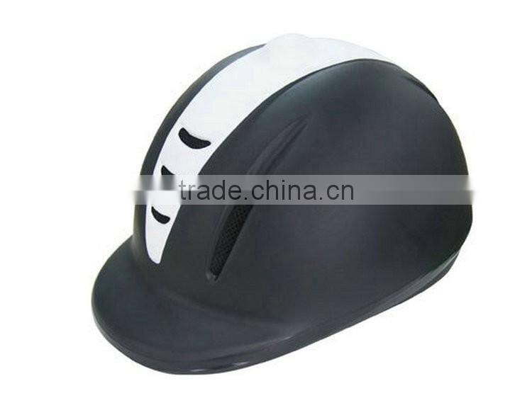 Black and White colored Horseback Riding Helmet For All Ages