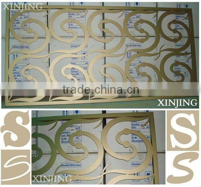Exclusive decorative hook on perforated aluminum ceiling panel 600*1200mm