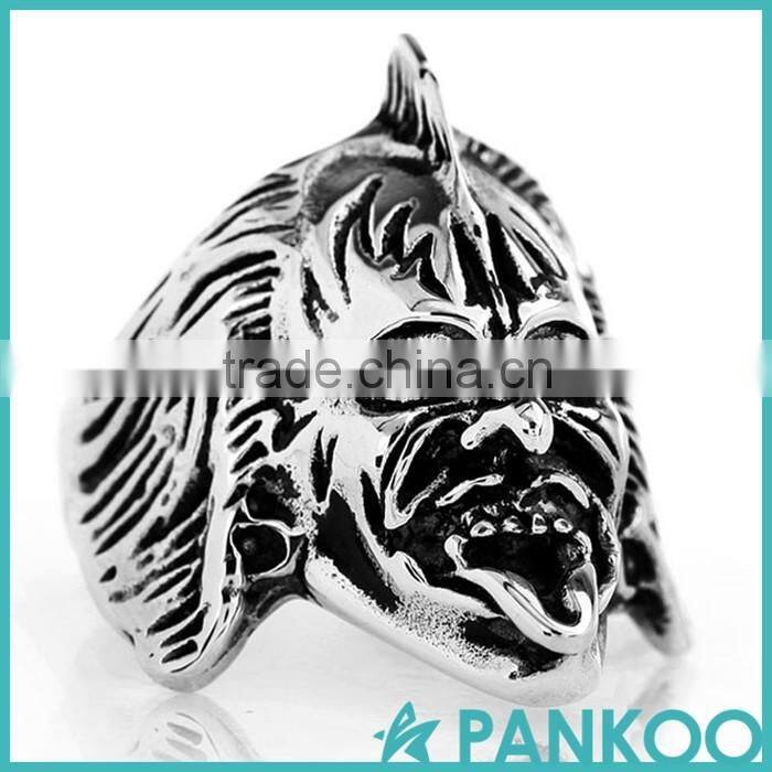 Wholesale Retro fashion classic series of various punk skull shape Tai silver and titanium unisex atmosphere necessary publicity