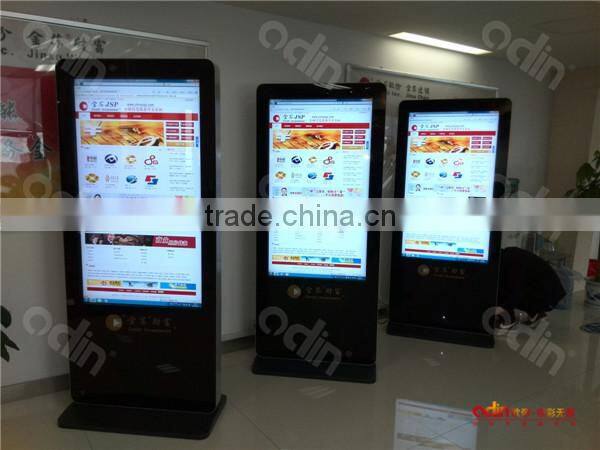 55 Inch LCD Screen Indoor Advertising Display IR Multi Touch All In One