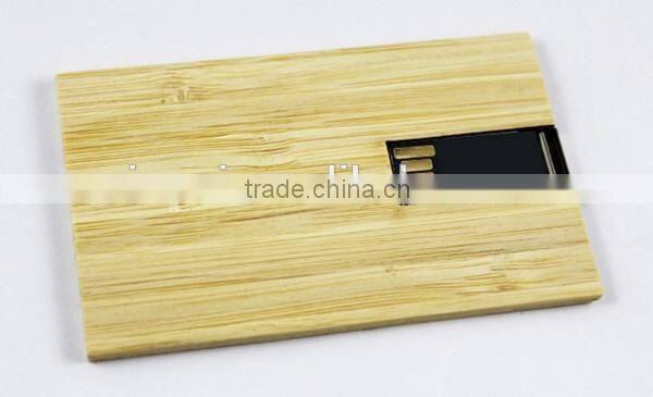 Wooden rectangle swivel usb flash drive