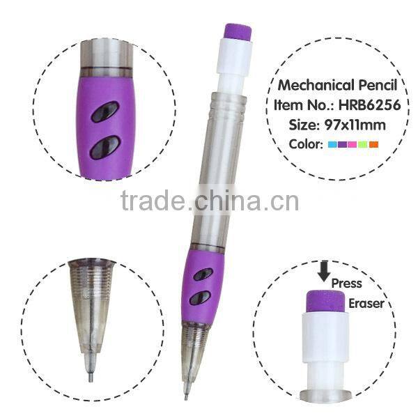 hot-sale mini mechanical pencil with eraser