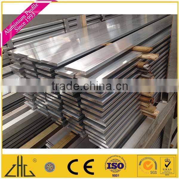 Wow!! 6063T5 aluminium handrail hollow section manufacturer , extruded aluminium hole punch machined , aluminium flat bar sizes